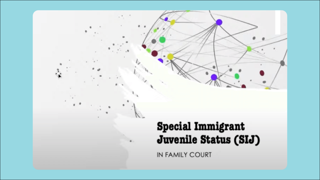 Video Thumbnail showing title of video "Aclarando dudas sobre la Visa Juvenil (SIJ)"