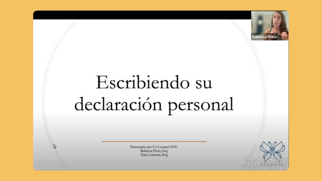 Tips for Writing an Effective Personal Declaration for Your Asylum Case.