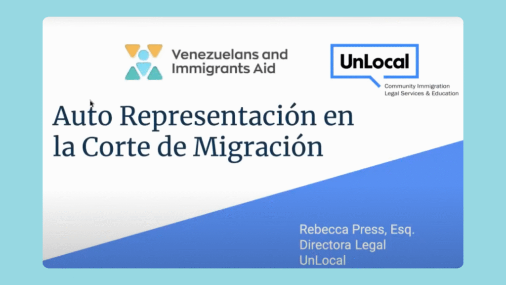 Attorney Rebecca Press explains how to represent yourself (“pro se”) in U.S. immigration court.