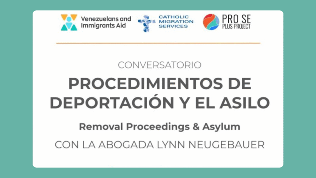 Attorney Lynn Neugebauer explains how deportation proceedings work and how asylum can be a defense.